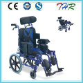 Silla de ruedas manual THR-CW958L para niños con parálisis cerebral